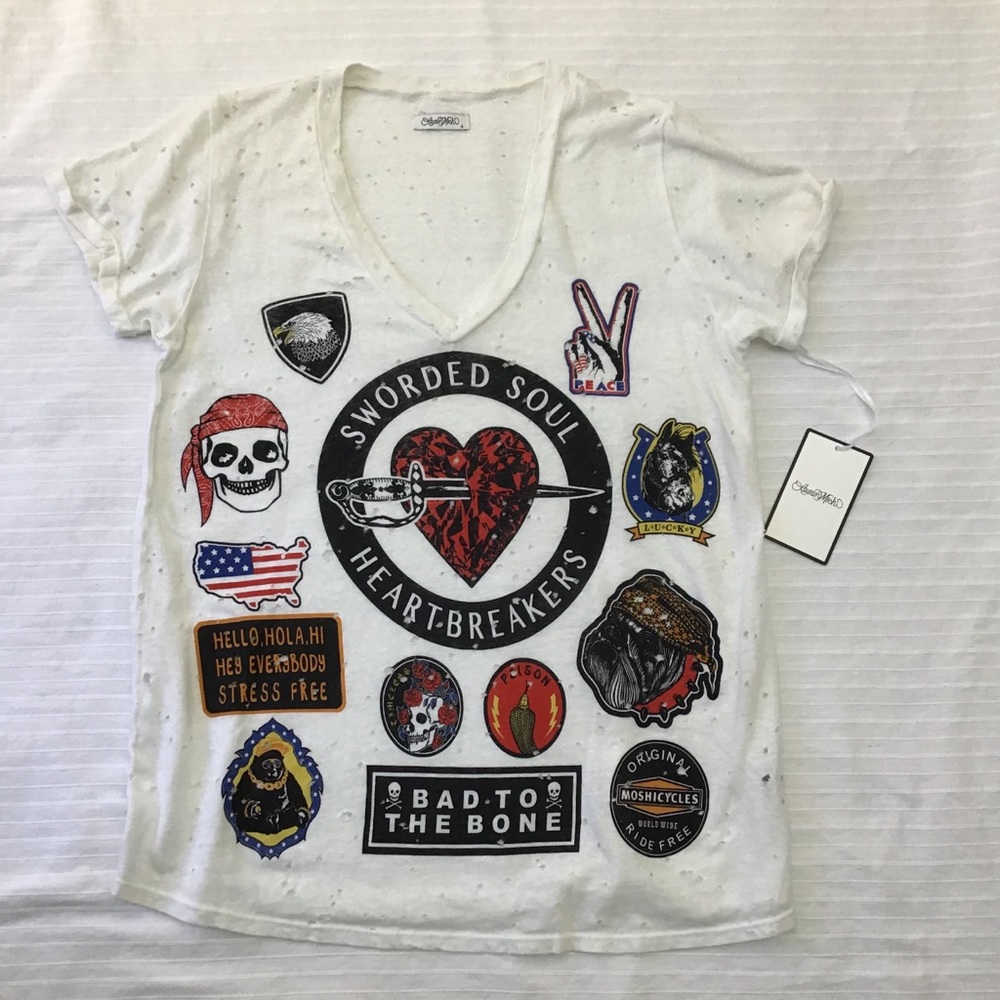 LAREN MOSHI TEE SHIRT - Picture 1 of 4
